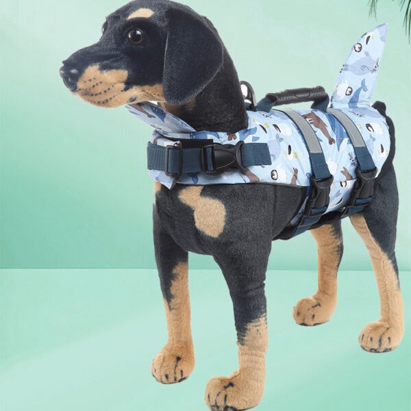 New Imitation Whale Mermaid Chest and Back Swimsuit Pet Life Jacket Reflective Buoyant Dog Swimsuit